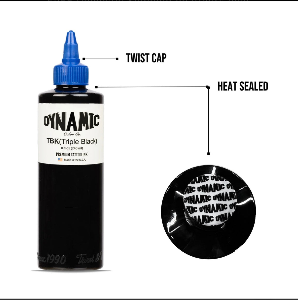 Dynamic Tattoo Ink Triple Black