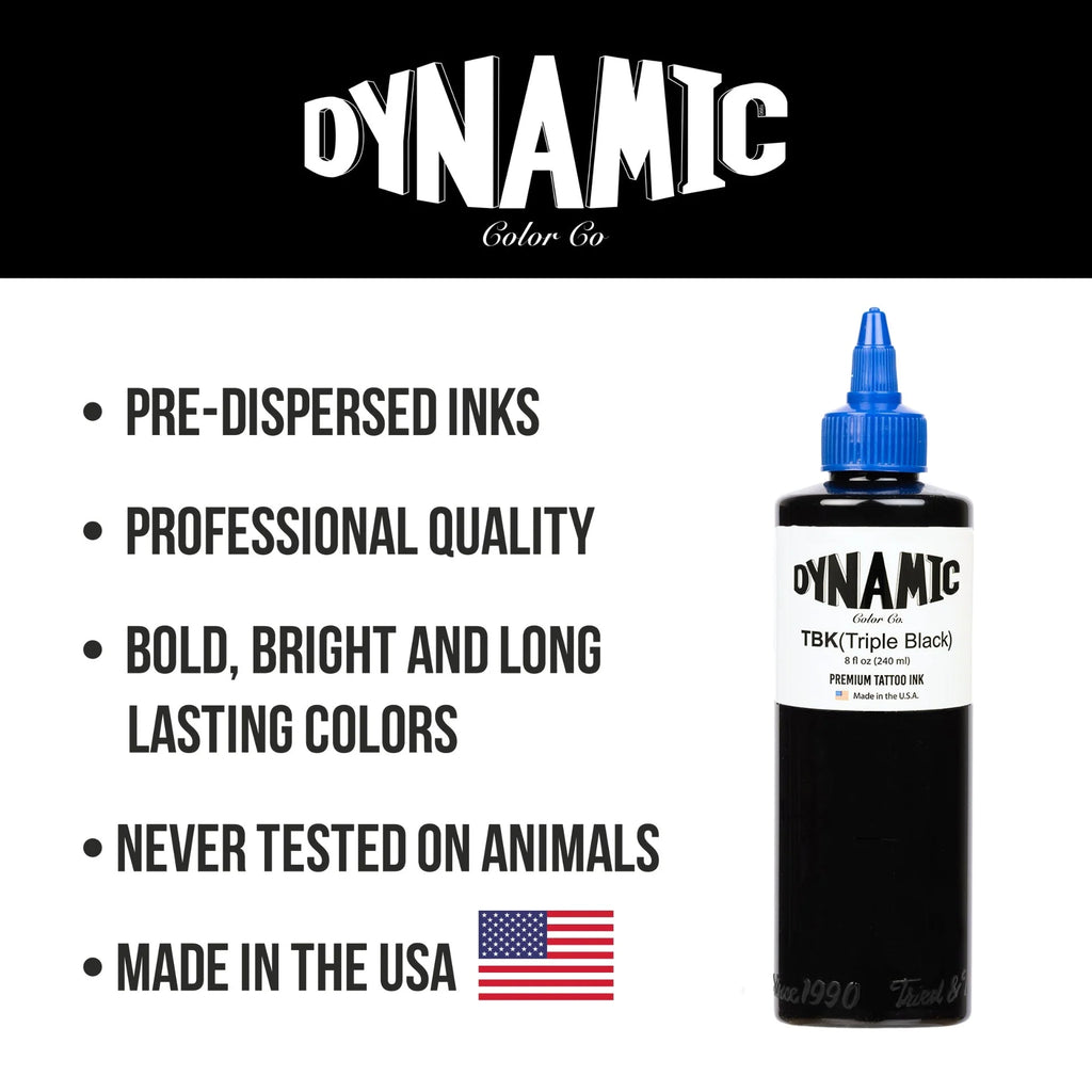 Dynamic Tattoo Ink Triple Black
